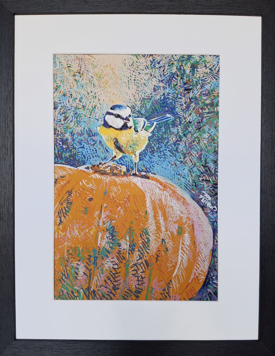 Pumpkin bluetit, de 777 The Art Cycle